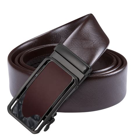 Buy Hi Tie Cowhide Leather Belts For Men Brown Leather