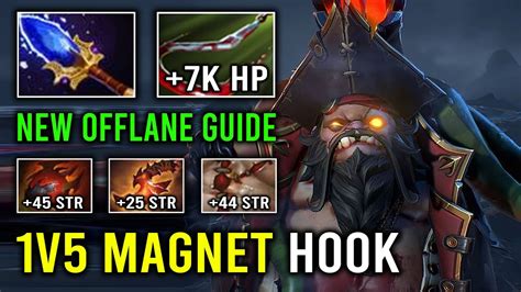 How To Offlane Pudge Ganking Side Lane 7K HP 1v5 Hyper Tank 44 Heap