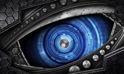 Abstract Robot Eye Background Stock Photo Download Image Now Istock