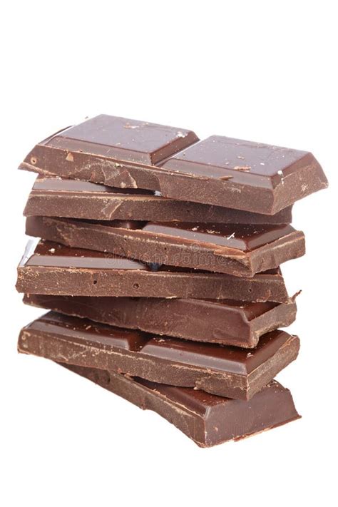 Blocks Of Chocolate Stock Photo Image Of Broken Brown 10447552