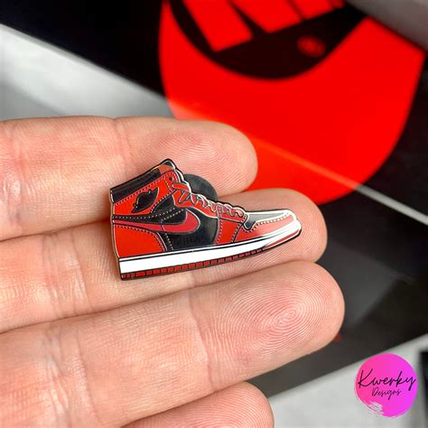 Nike Jordan Enamel Pin Handmade Custom Set Of 5 Etsy