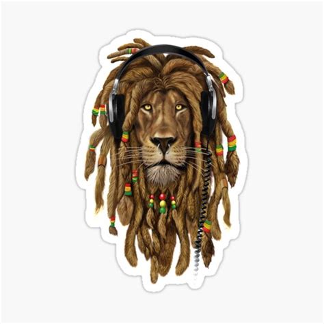 Rasta Lion Of Judah Jamaica Colors Reggae Dreadlock Rastafari Rasta