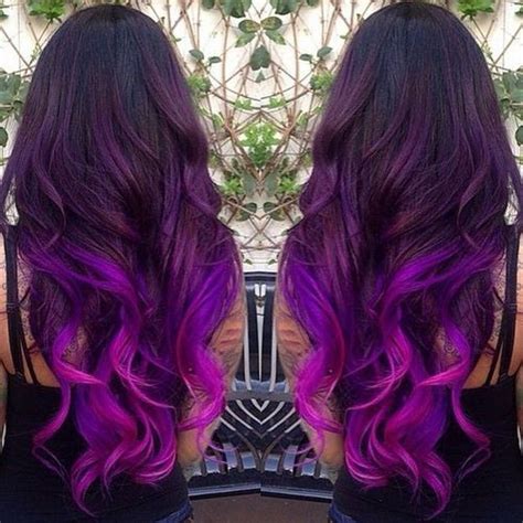 Pastel Hair Ombre Purple Hair Color Ombre Cool Hair Color Black
