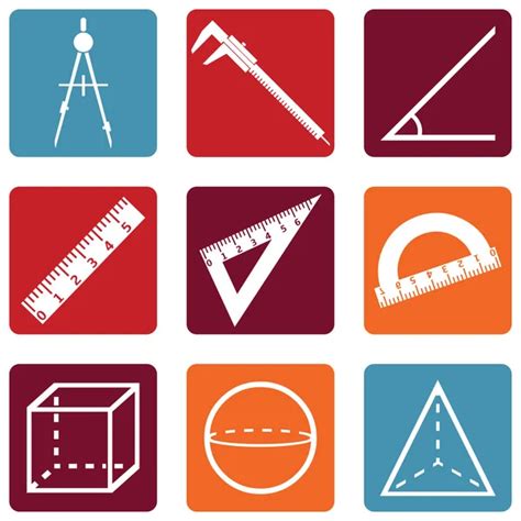 Geometry Icons Stock Vector Image By ©nikiteev 49254009