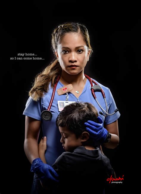 Photographer Takes Powerful Portraits Of His Nurse Wife To Remind Us