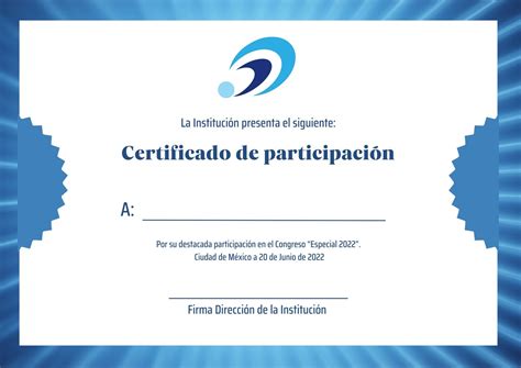 Introducir 70 Imagen Modelo De Certificado De Participacion En Curso
