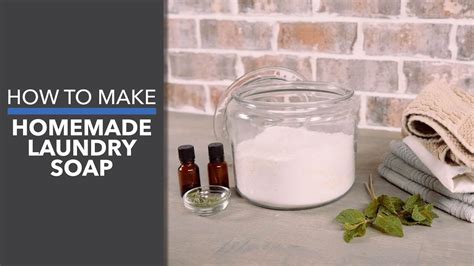 How To Make Homemade Laundry Soap Youtube