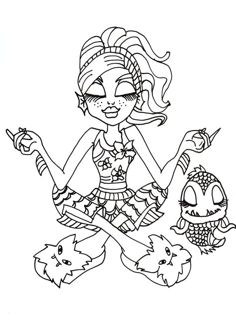 Free Printable Monster High Coloring Pages: October 2012