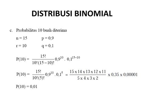 Materi Distribusi Binomial Apa Itu Distribusi Binomial Mata Kuliah