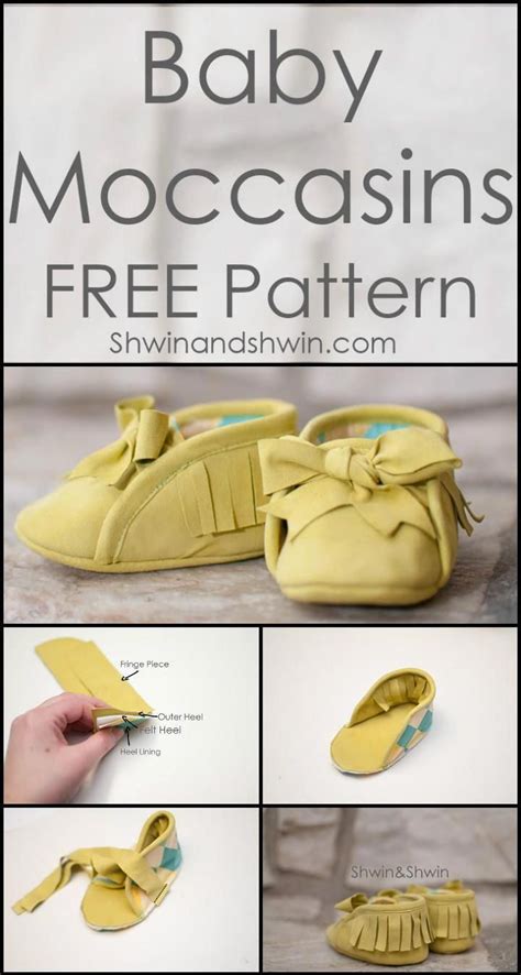 Easy Leather Felt Baby Moccasins 55 Diy Baby Shoes With Free