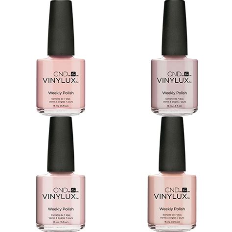 Cnd Nude 2018 Weekly Nail Polish Collection Complete 4 Piece Set