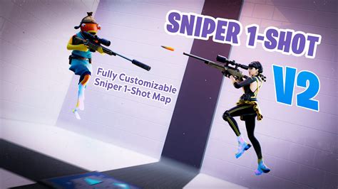 Sniper Noscope Map🎯 ٭one Shot Ltm Dux Fortnite Creative Map Code