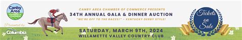 Annual Gala 2024 Save The Date With Animation Canby Area Chamber