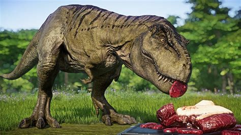 🌍 Jurassic World Evolution Tyrannosaurus Rex Vs Indominus Rex Eating