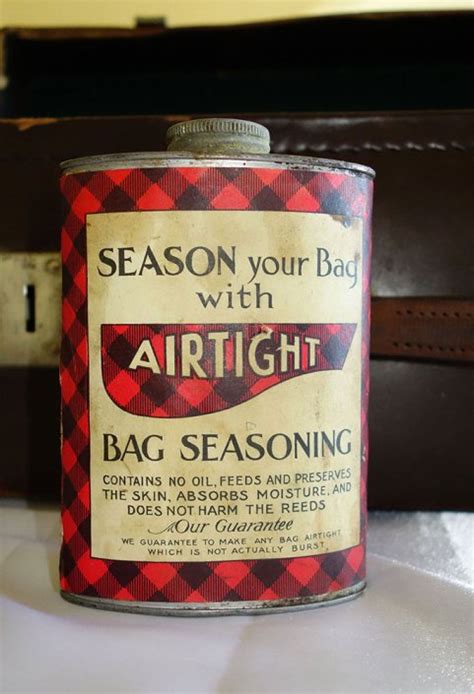 Seasoning Your Hide Bag The Bagpipe Place