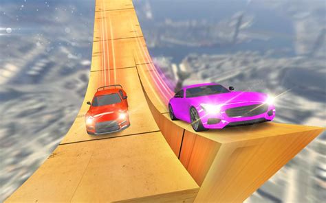 Vertical Ramp Car Extreme Stunts Racing Simulator For