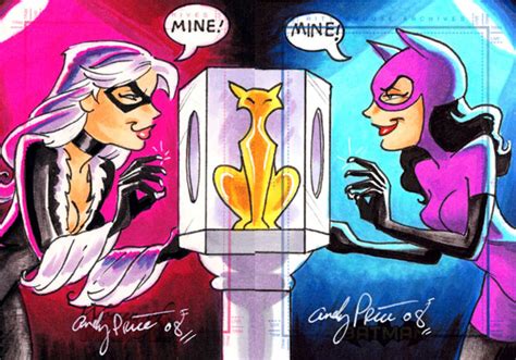 Catwoman And Black Cat By Andypriceart On Deviantart