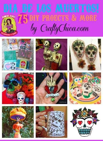 Diary Of A Crafty Chica Dia De Los Muertos Projects Patterns