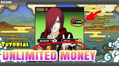 Tutorial Unlimited Money Di Naruto Senki Youtube