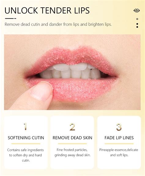 Lips Pink Fresh Fast Lip Lightening Scrub Balm Bleaching Cream
