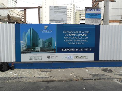 Tapumes Tapume Obra Placas De Obras Adesivação Rio De Janeiro
