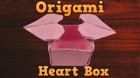 How To Make Origami Heart Box Heart Box Easy Diy Paper Craft