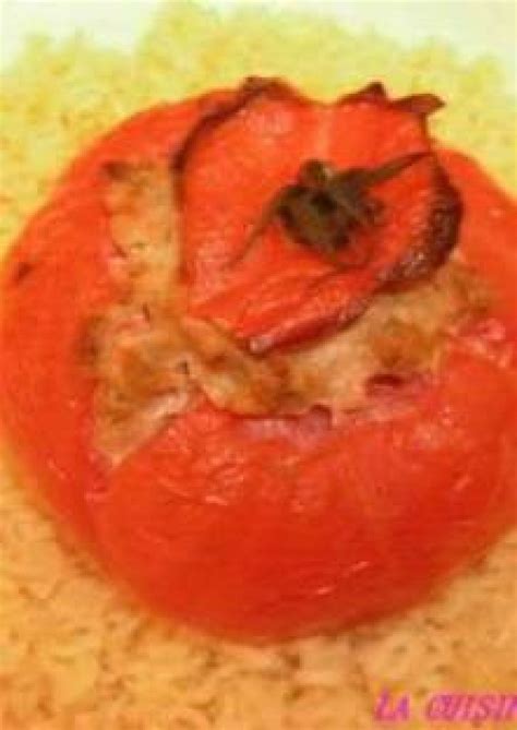 Tomates farcies au porc