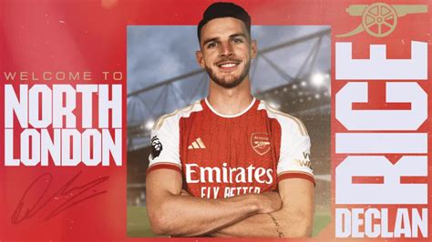 Declan Rice Completes Record Breaking £105m Move To Arsenal Arsenal Connect