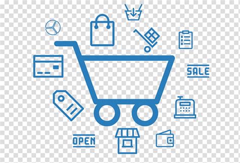Sales Icon Ecommerce Online Shopping Online And Offline Service