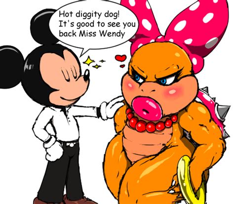 Rule 34 Angelauxes Anthro Crossover Disney Mario Series Mickey