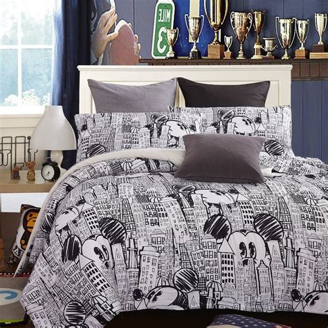 Shop for mickey mouse bedroom decor online at target. Bedesign Textile 100% Combed Cotton 4pcs Duvet Set Mickey ...