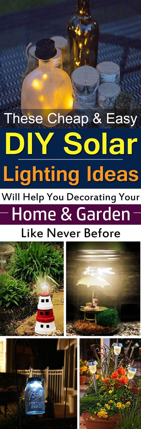 The following is a list of some of the best solar garden lights available in the market in the coming year. 28 Cheap & Easy DIY Solar Light Projects For Home & Garden ...