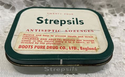 Strepsils Antiseptic Lozenges Tin 20220215 On Nz Museums