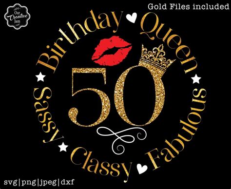 50 and fabulous svg 50 and fab svg 50th birthday svg for etsy russia happy 50th birthday