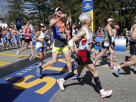Photos Scenes From The 121st Boston Marathon National News