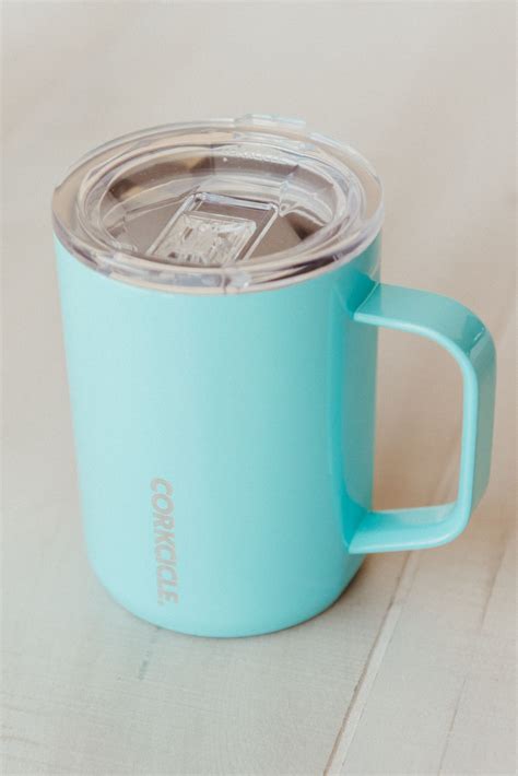 Favorite add to previous page next page previous page current page 1. Turquoise Mug ~ 16oz | Mugs, Corkcicle, Hot drink