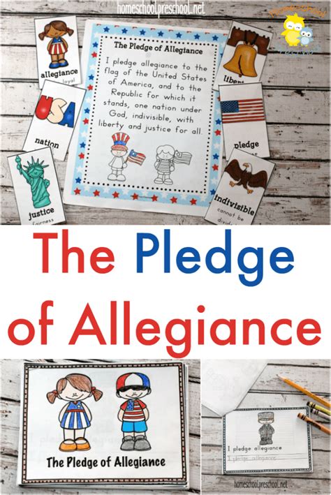 Free Printable Pledge Of Allegiance Mini Pack Preschool Circle Time