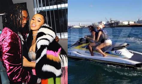 Cardi B And Offset All Smiles On Jet Ski Just Days After
