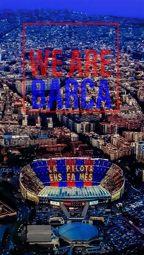 Barcelona Tifo We Color Football Camp Barca Stadium 2018