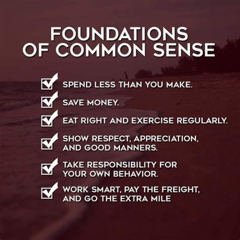 Foundations Of Common Sense Jm Perry Learning