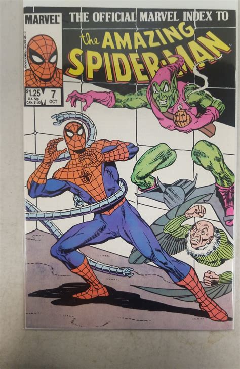 The Official Marvel Index To The Amazing Spider Man 7 1985 Comic