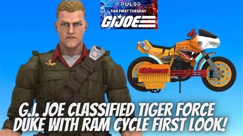 G I Joe Classified Tiger Force Duke With Ram Cycle First Look Hasbro Pulse Fan First Tuesday