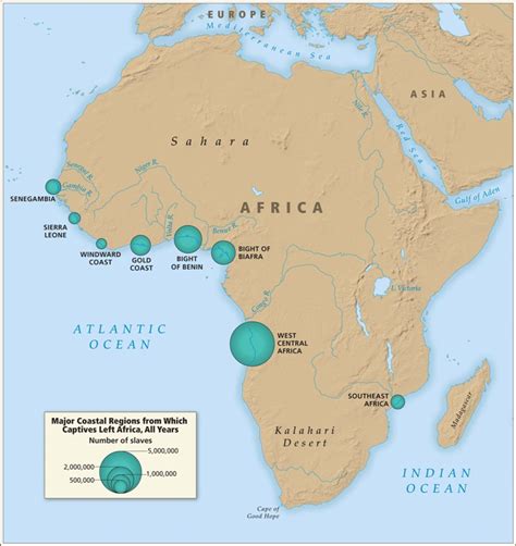 Atlantic Ocean Africa Map