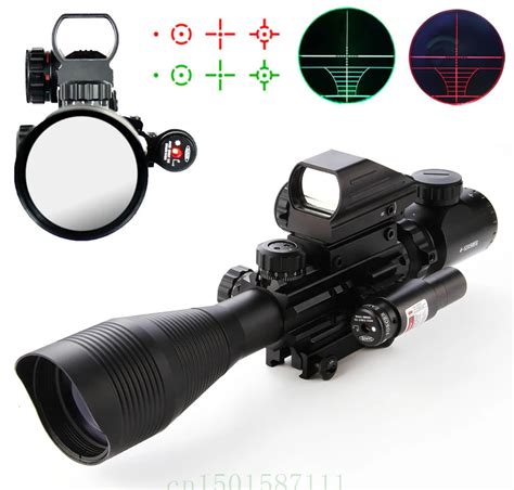 Optical Riflescope 4 12x50 Eg Tactical Military Rifle Weapon Scope