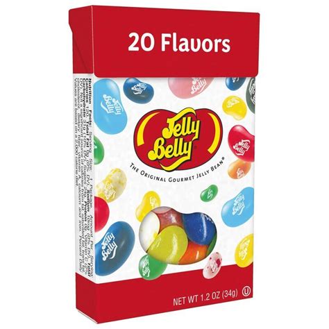 jelly belly 20 assorted flavors jelly beans 1 2 oz box jelly beans jelly bean flavors