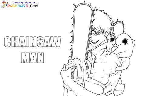 Dibujos De Chainsaw Man Para Colorear