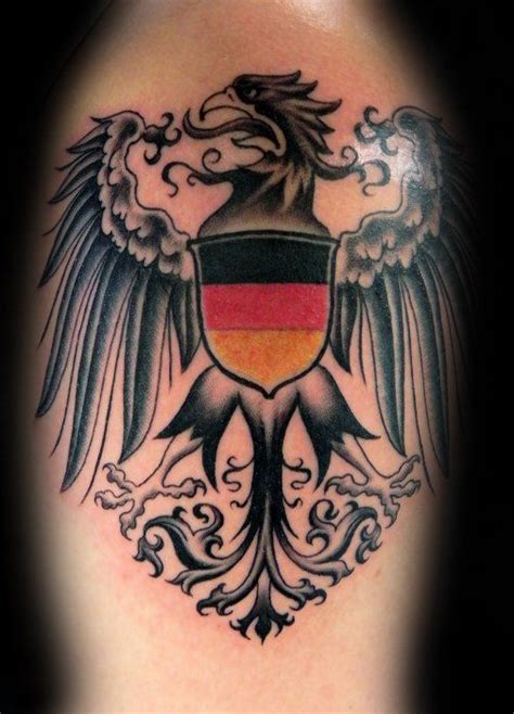 50 German Eagle Tattoo Designs For Men Germany Ink Ideas German