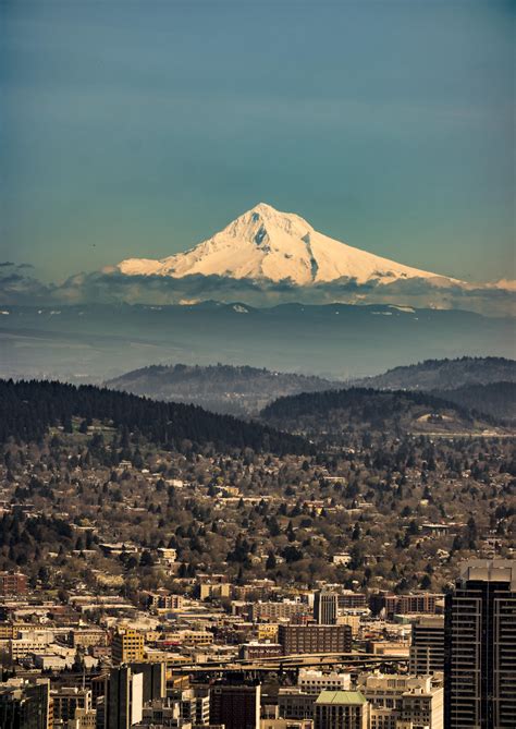 Mthood Seen From Portland Or Oc 4000×5651 Naturefully