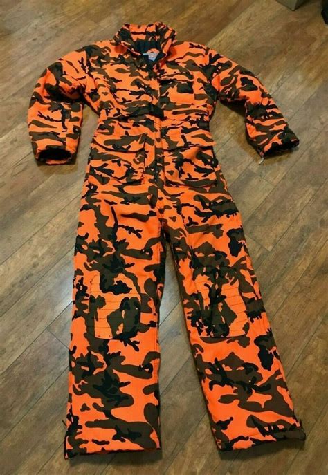 Winchester Conceal Blaze Safe Orange Camo Men Hunting Zip Insulated