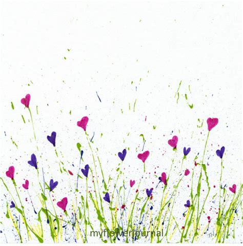 Free Printable For Splattered Paint Flower Art My Flower